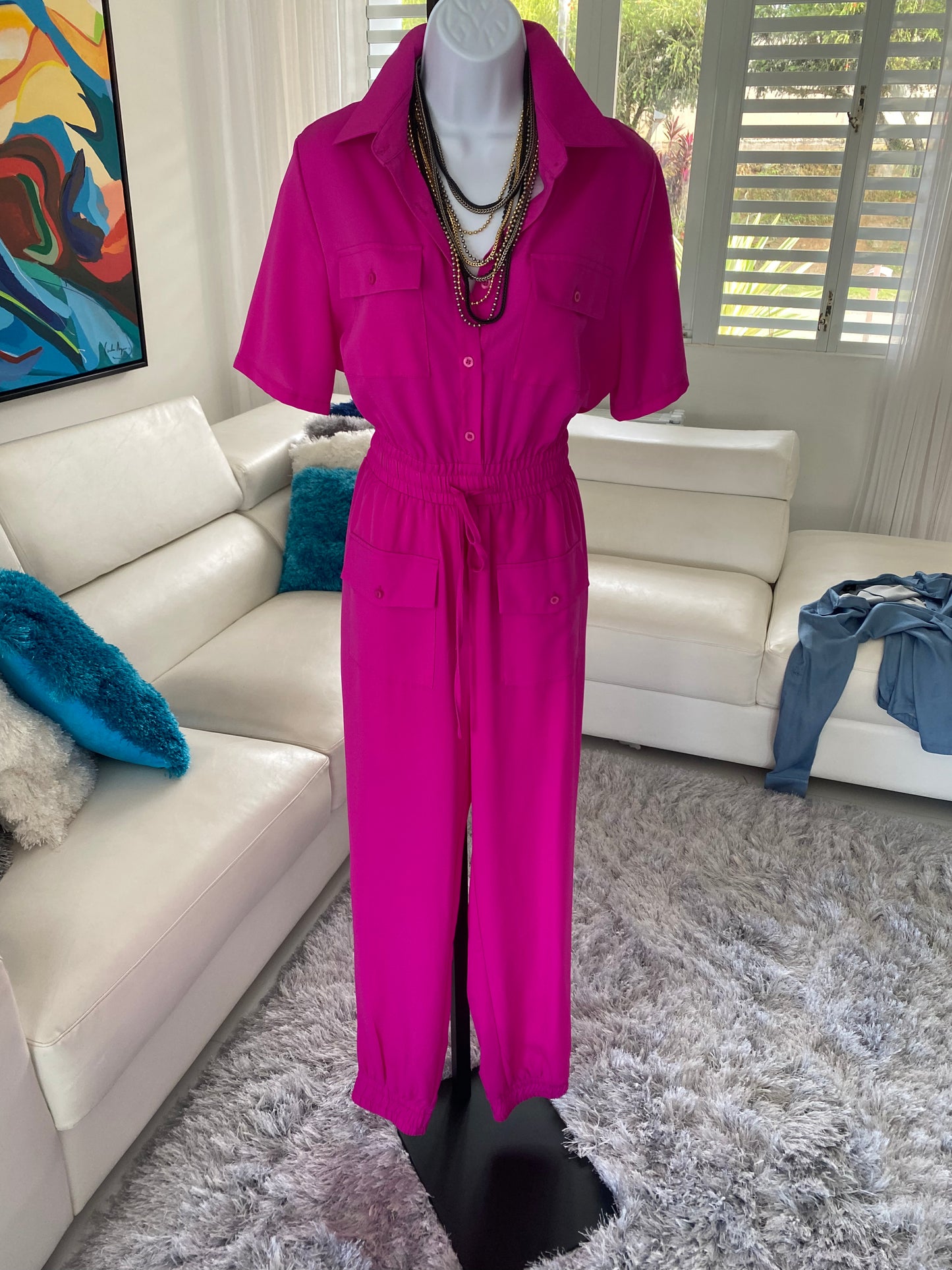 Fucsia Jumpsuit