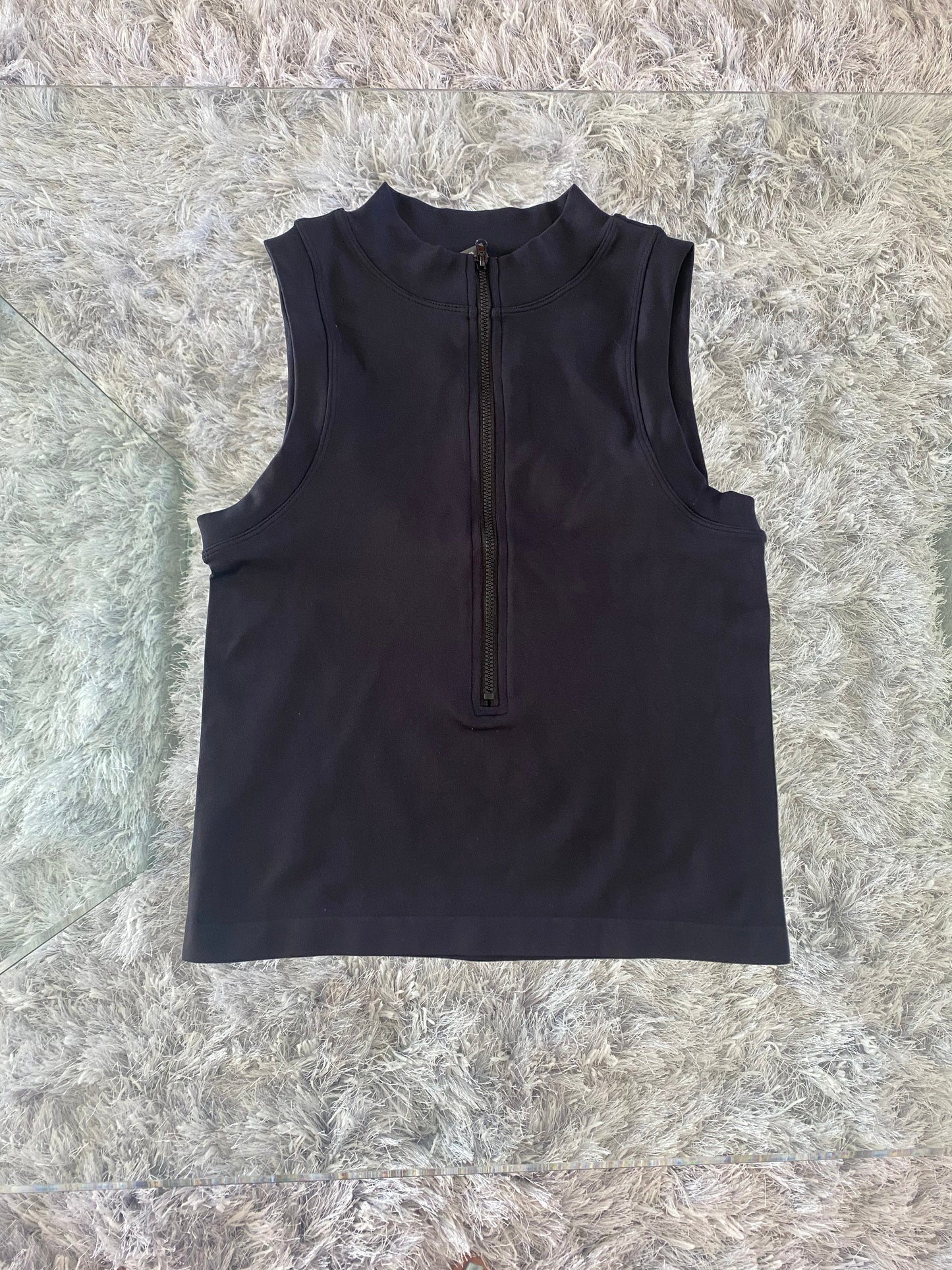 Zipper Basic Top Black