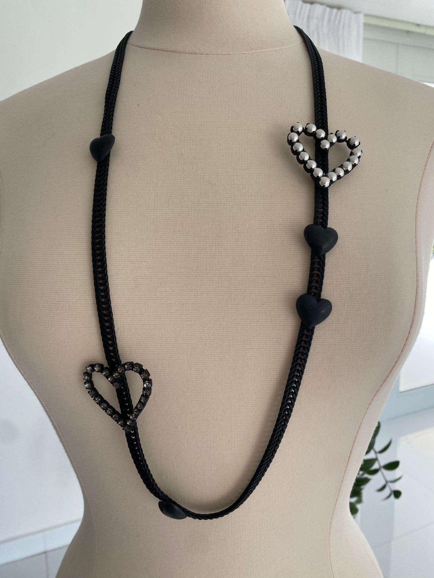 Long Heart Necklace