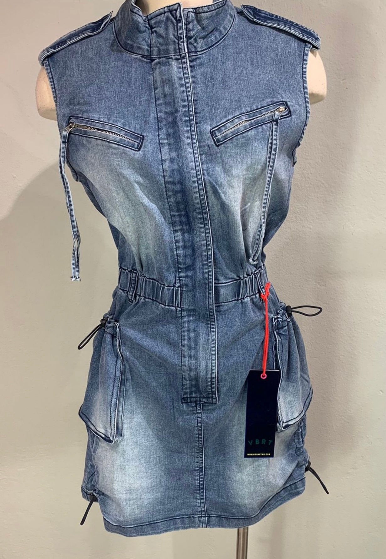 Denim dress