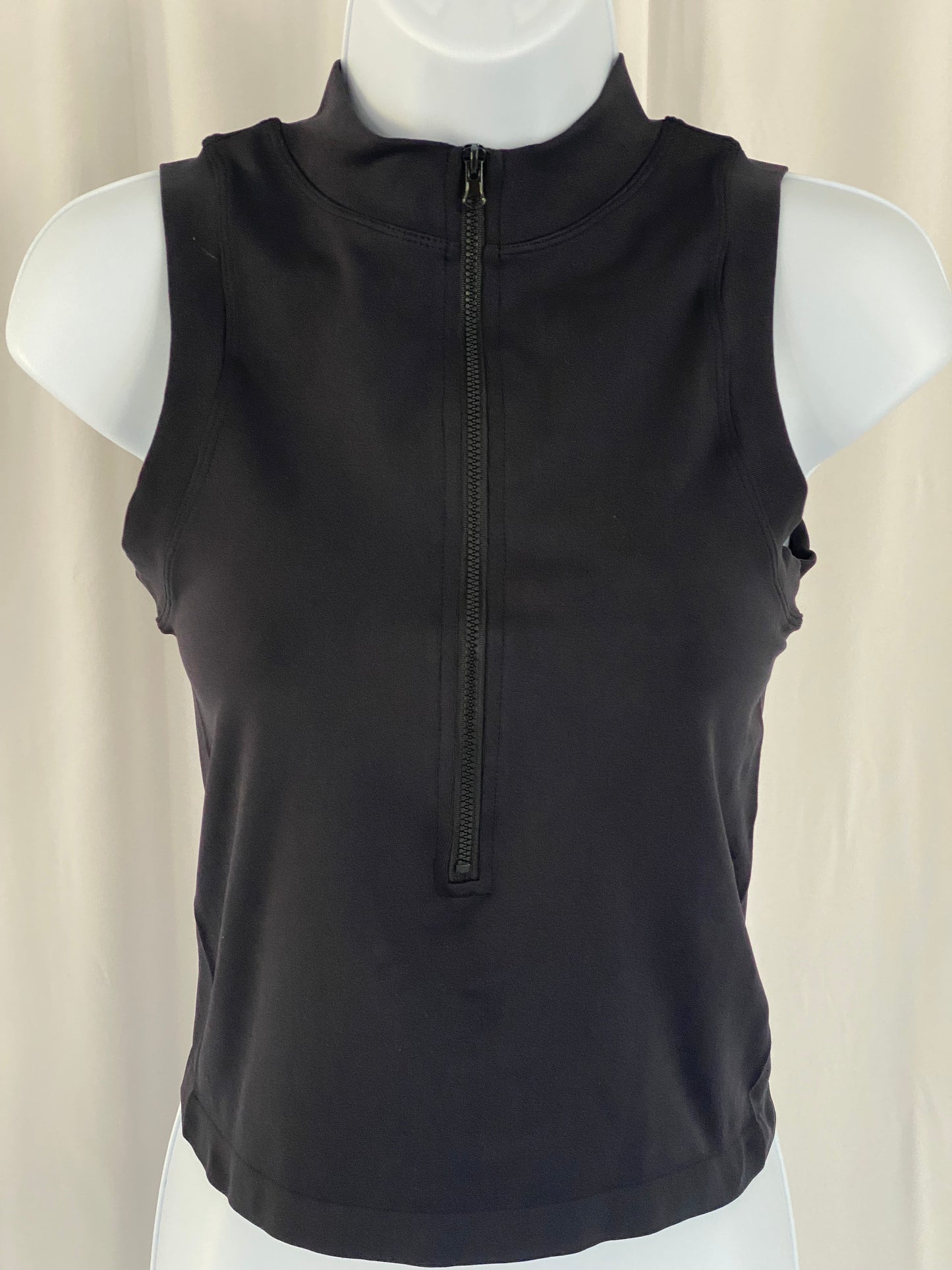 Zipper Basic Top Black